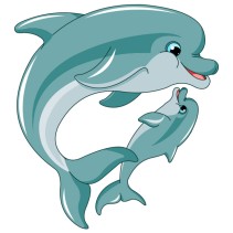 Vinilos delfines infantiles
